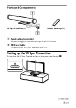 Предварительный просмотр 5 страницы Sony TMR-BR100 Operating Instructions Manual