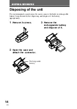 Предварительный просмотр 14 страницы Sony TMR-BT10 - Bluetooth Wireless Audio Transmitter Operating Instructions Manual