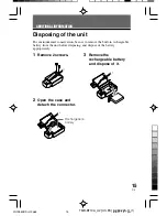 Предварительный просмотр 15 страницы Sony TMR-BT10A Operating Instructions Manual