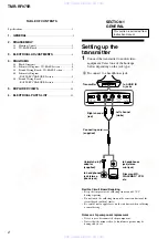 Предварительный просмотр 2 страницы Sony TMR-RF975R Service Manual