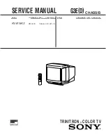 Sony Transitron KV-B14K3 Service Manual preview