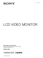 Preview for 1 page of Sony Trimaster SRM-L560 Operating Instructions Manual