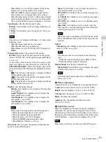 Preview for 51 page of Sony Trimaster SRM-L560 Operating Instructions Manual