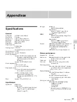 Preview for 85 page of Sony Trimaster SRM-L560 Operating Instructions Manual