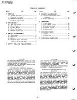 Preview for 2 page of Sony Triniton KV-27HSR10 Service Manual