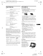 Preview for 7 page of Sony Trinitron CPD-E110 Operating Instructions Manual