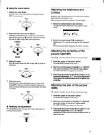 Предварительный просмотр 9 страницы Sony Trinitron CPD-G200 Operating Instructions Manual