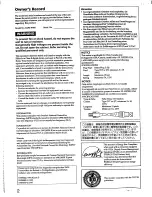 Preview for 2 page of Sony Trinitron GDM-W900 Operating Instructions Manual