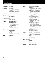 Preview for 8 page of Sony Trinitron GVM-2000 Operating Instructions Manual