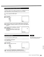 Preview for 45 page of Sony Trinitron KV-13VM20 Operating Instructions Manual