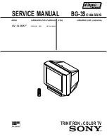 Sony TRINITRON KV-1499XF Service Manual preview