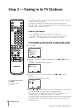 Предварительный просмотр 6 страницы Sony Trinitron KV-14V1K Operating Instructions Manual