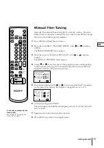 Предварительный просмотр 11 страницы Sony Trinitron KV-14V1K Operating Instructions Manual