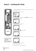 Предварительный просмотр 12 страницы Sony Trinitron KV-14V1K Operating Instructions Manual