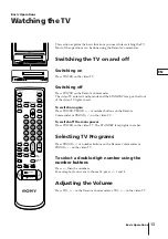 Предварительный просмотр 13 страницы Sony Trinitron KV-14V1K Operating Instructions Manual