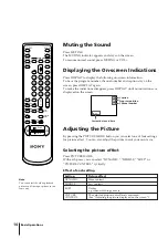 Предварительный просмотр 14 страницы Sony Trinitron KV-14V1K Operating Instructions Manual