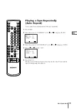 Предварительный просмотр 19 страницы Sony Trinitron KV-14V1K Operating Instructions Manual