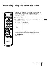 Предварительный просмотр 29 страницы Sony Trinitron KV-14V1K Operating Instructions Manual