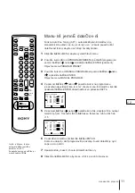 Предварительный просмотр 122 страницы Sony Trinitron KV-14V1K Operating Instructions Manual