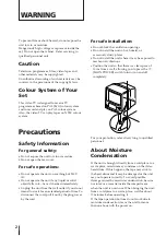 Preview for 2 page of Sony Trinitron KV-14V4D Operating Instructions Manual