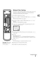 Предварительный просмотр 11 страницы Sony Trinitron KV-14V4D Operating Instructions Manual
