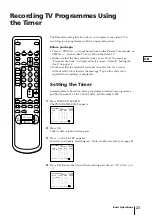 Предварительный просмотр 23 страницы Sony Trinitron KV-14V4D Operating Instructions Manual