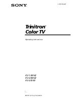 Предварительный просмотр 44 страницы Sony TRINITRON
KV-20S90 Service Manual