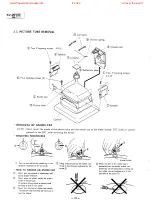 Предварительный просмотр 22 страницы Sony Trinitron KV-20V50 Service Manual