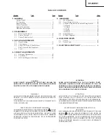 Предварительный просмотр 5 страницы Sony TRINITRON KV-20WS1A Service Manual