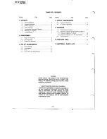 Preview for 2 page of Sony Trinitron KV-2170M3 Service Manual