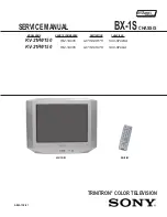 Предварительный просмотр 2 страницы Sony TRINITRON KV-21FW150 Service Manual