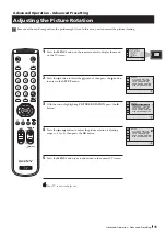 Предварительный просмотр 15 страницы Sony TRINITRON KV-21FX20R Instruction Manual