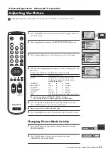 Предварительный просмотр 17 страницы Sony TRINITRON KV-21FX20R Instruction Manual