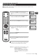 Предварительный просмотр 43 страницы Sony TRINITRON KV-21FX20R Instruction Manual