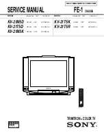 Sony TRINITRON KV-21M5D Service Manual preview