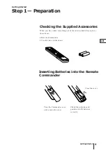 Preview for 4 page of Sony Trinitron KV-21V4D Operating Instructions Manual