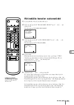 Preview for 191 page of Sony Trinitron KV-21V4D Operating Instructions Manual