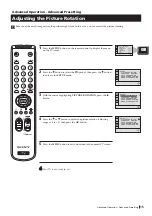 Предварительный просмотр 15 страницы Sony Trinitron KV-25FX20R Instruction Manual