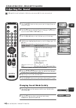 Предварительный просмотр 18 страницы Sony Trinitron KV-25FX20R Instruction Manual