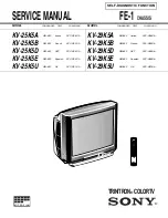 Sony Trinitron KV-25K5A Service Manual предпросмотр