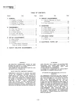 Предварительный просмотр 2 страницы Sony Trinitron KV-27HSR10 Service Manual