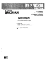 Предварительный просмотр 53 страницы Sony Trinitron KV-27HSR10 Service Manual