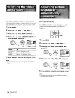 Предварительный просмотр 18 страницы Sony Trinitron KV-27S20 Operating Instructions Manual