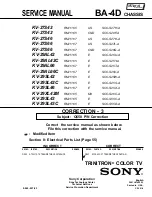 Preview for 67 page of Sony Trinitron KV-27S42 Service Manual