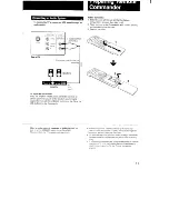 Предварительный просмотр 11 страницы Sony Trinitron KV-27TS20 Operating Instructions Manual