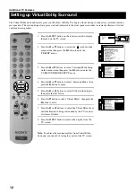 Preview for 16 page of Sony Trinitron KV-28DX30U Operating Instructions Manual