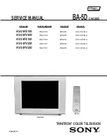 Предварительный просмотр 2 страницы Sony TRINITRON KV-29FS100 Service Manual