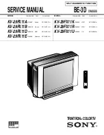 Предварительный просмотр 1 страницы Sony TRINITRON KV-29FX11A Service Manual