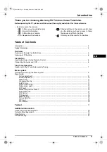 Preview for 3 page of Sony Trinitron KV-29XL70K Operating Instructions Manual