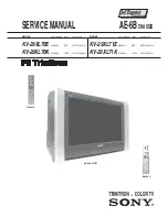 Sony Trinitron KV-29XL70K Service Manual preview